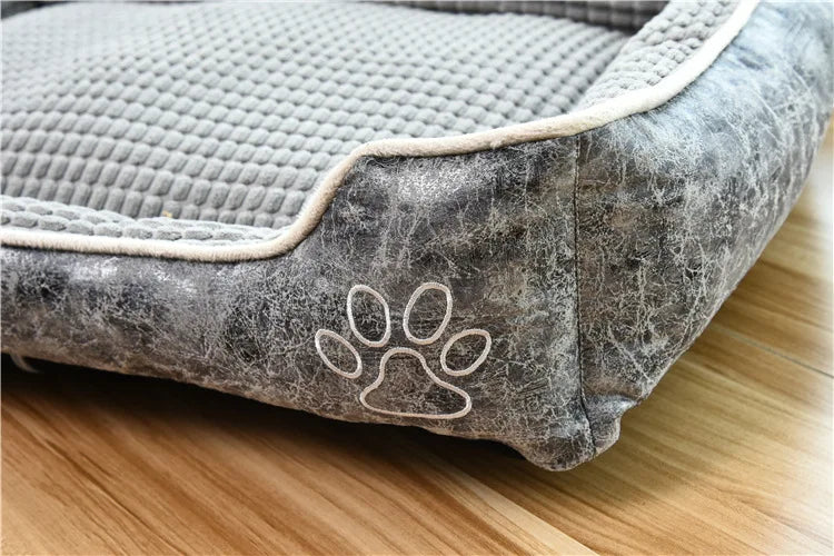 Cama Rectangular BPEDT para Perros y Gatos – Resistente, Desmontable y Lavable