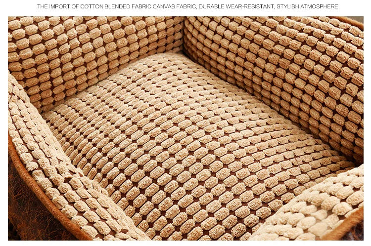 Cama Rectangular BPEDT para Perros y Gatos – Resistente, Desmontable y Lavable