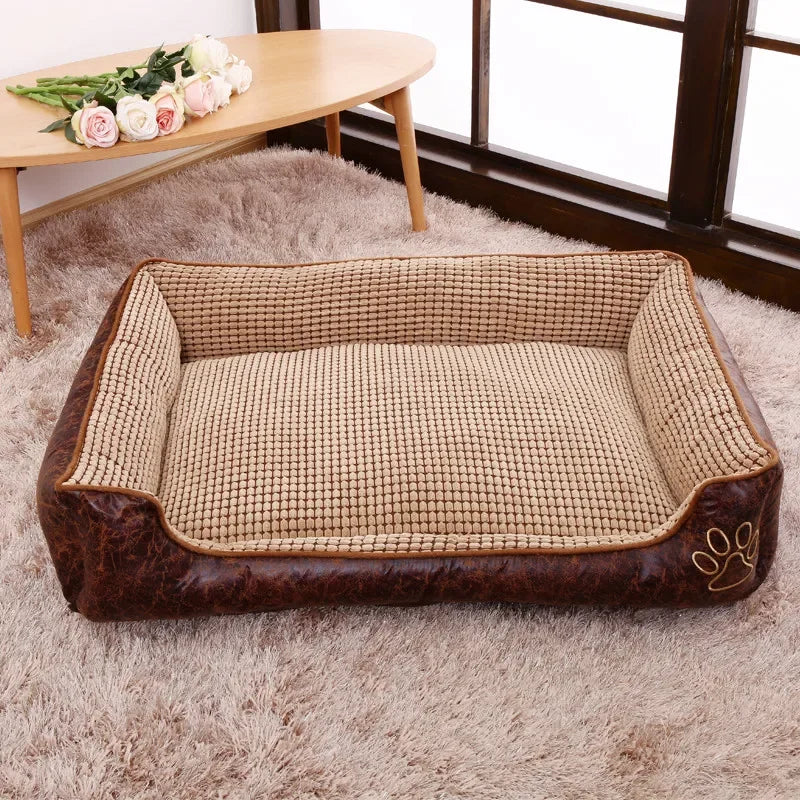 Cama Rectangular BPEDT para Perros y Gatos – Resistente, Desmontable y Lavable