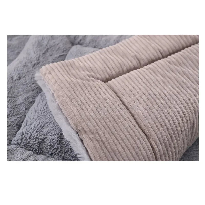 Cama Rectangular de Algodón Suave para Perros y Gatos – El refugio perfecto para el descanso de tu mascota