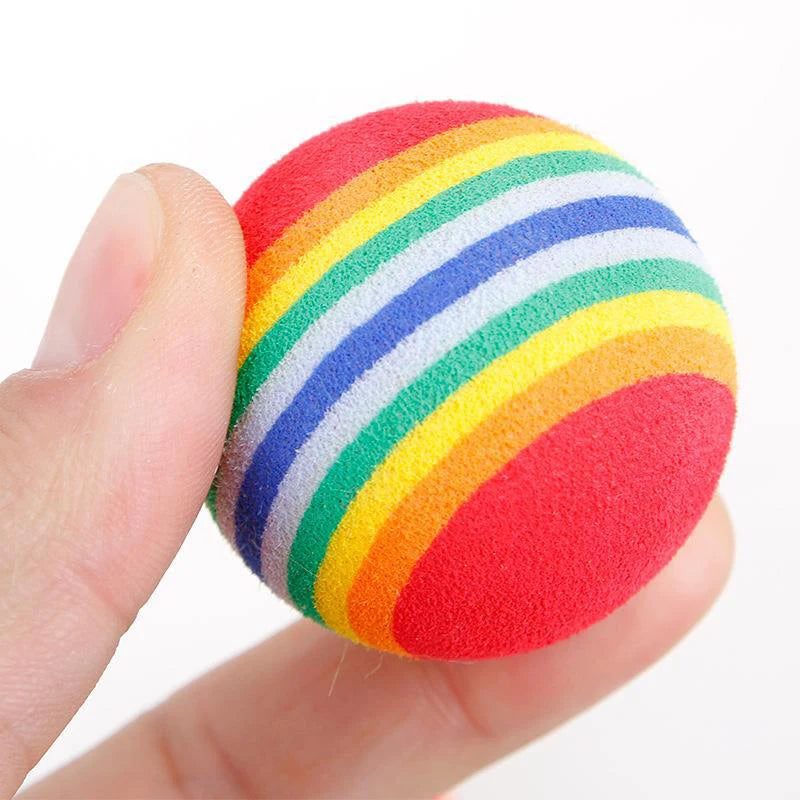 Pelota de EVA para gatos y perros pequeños – Juguete interactivo y seguro