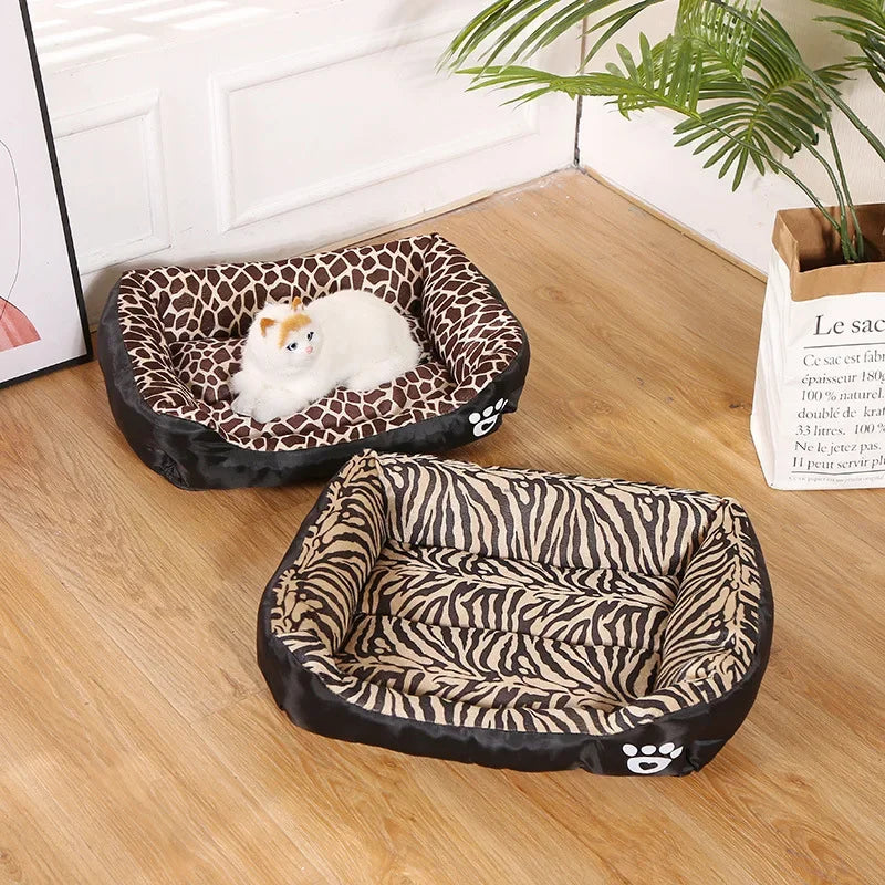 Manta-Cama de Felpa para Perros y Gatos – Suave, Cálida y Lavable