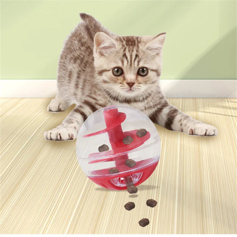Pelota dispensadora de premios para gatos