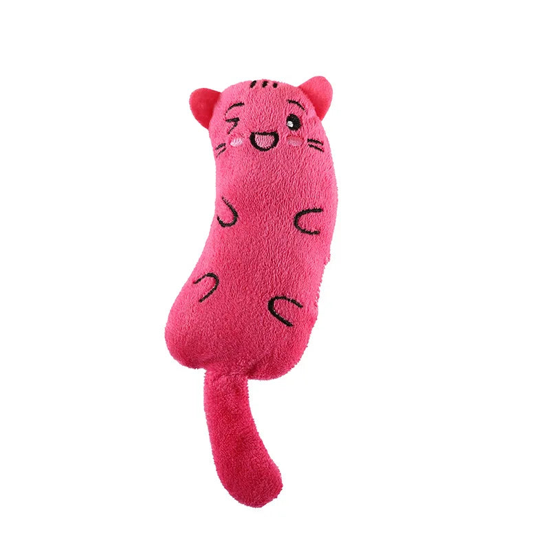 Juguete de peluche con catnip para gatos – Forma de animal y relleno de menta gatuna