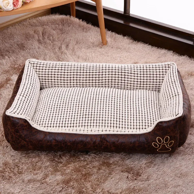 Cama Rectangular BPEDT para Perros y Gatos – Resistente, Desmontable y Lavable