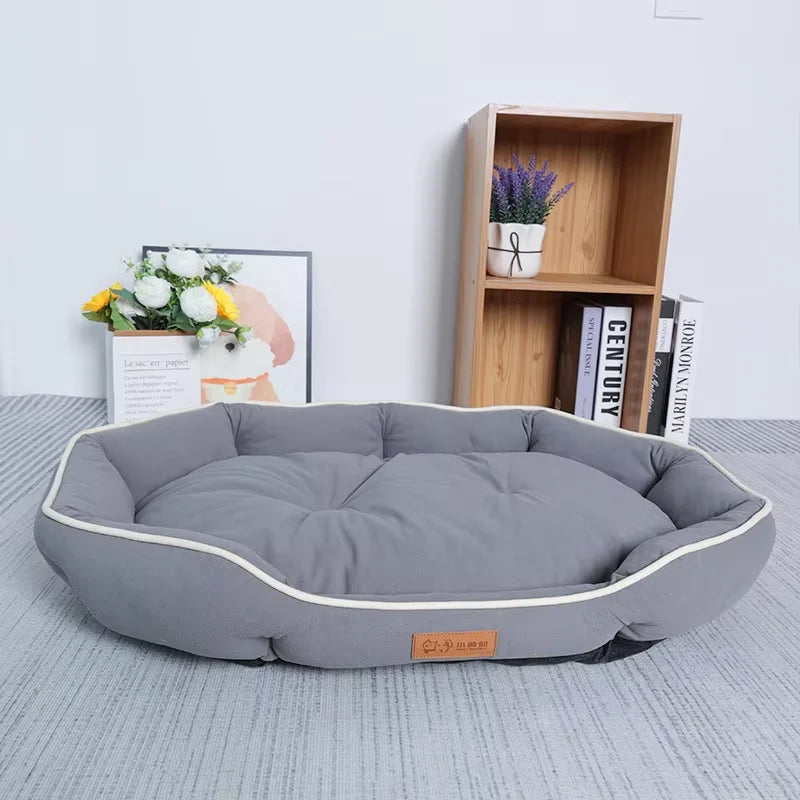 Cama de Pana Suave para Perros – Confort y Estilo para el Descanso Diario