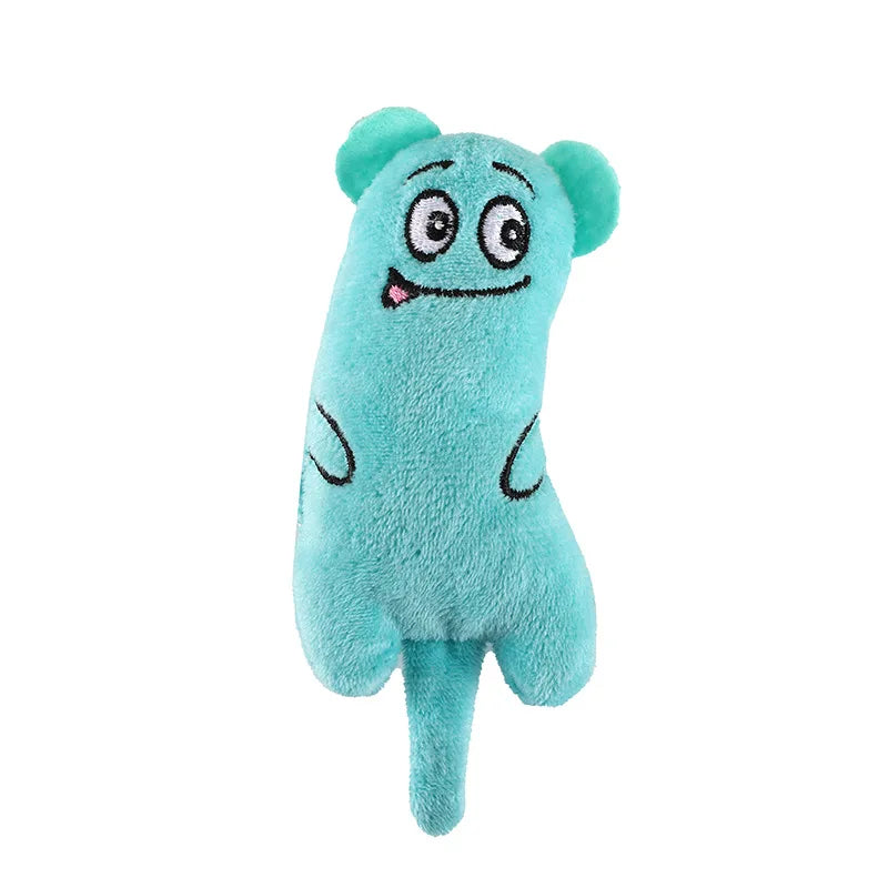 Juguete de peluche con catnip para gatos – Forma de animal y relleno de menta gatuna