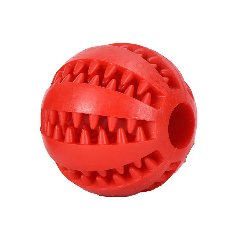Pelota interactiva de goma para mascotas