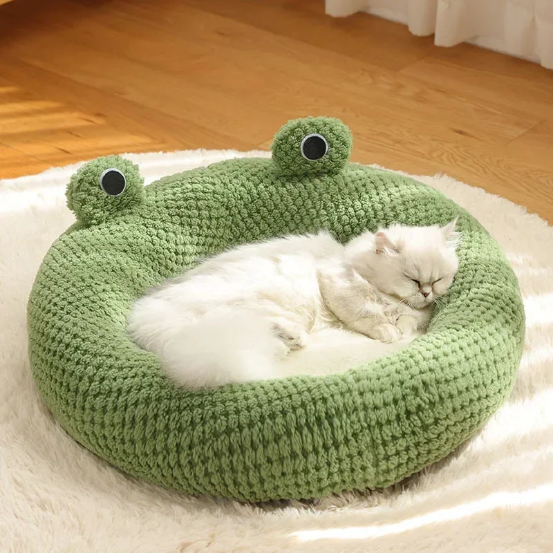 Cama Nido para Gatos BPEDT – Diseño Divertido en Forma de Rana