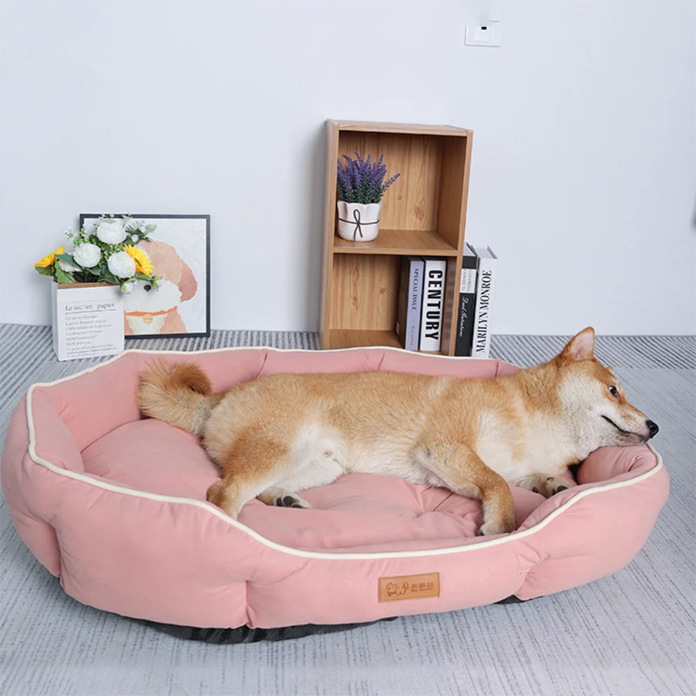 Cama de Pana Suave para Perros – Confort y Estilo para el Descanso Diario