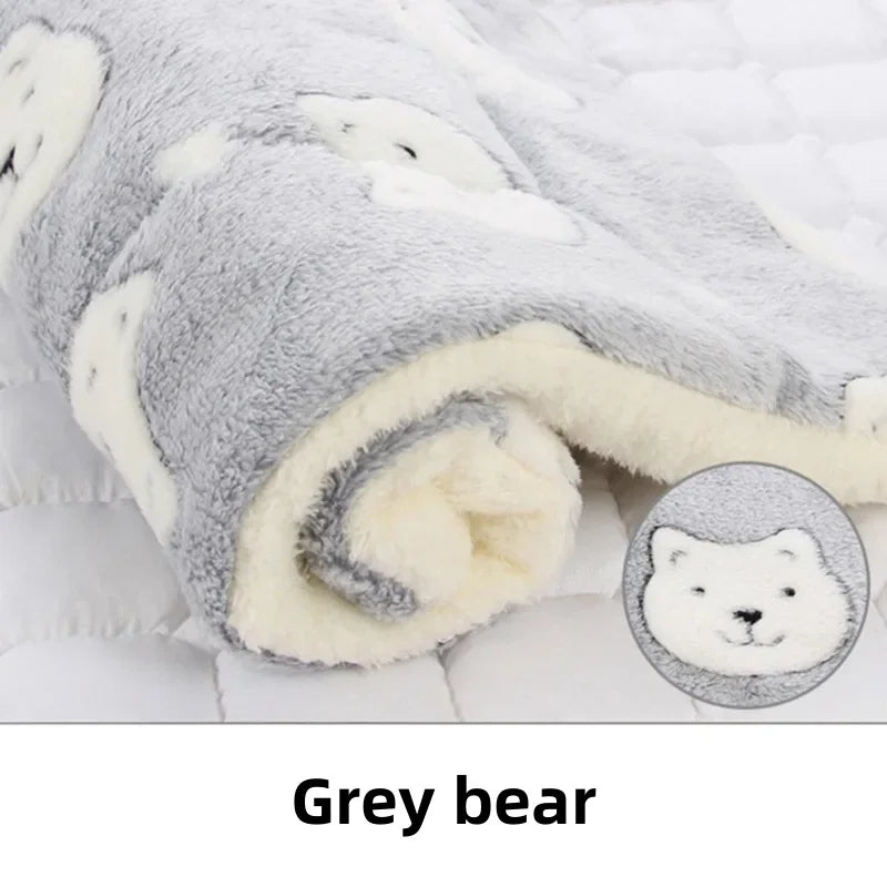 Manta/Cama Ultra Suave para Perros y Gatos – Cálida, Confortable y Antideslizante