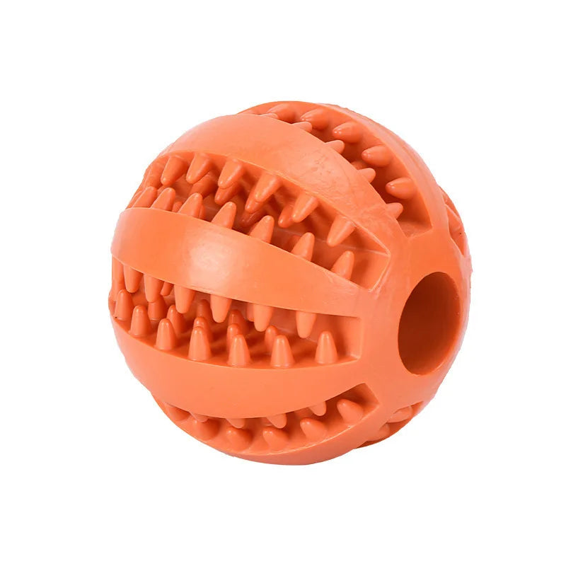 Pelota interactiva de goma para mascotas