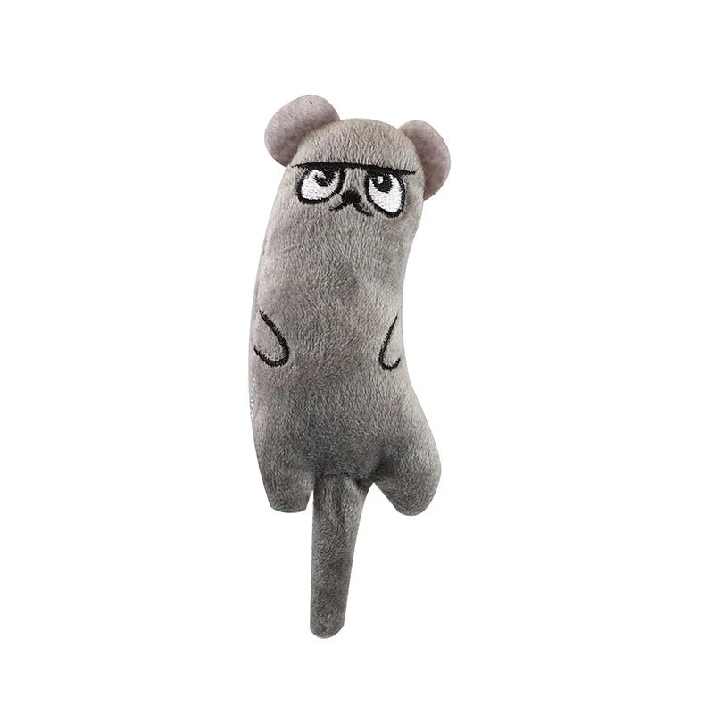 Juguete de peluche con catnip para gatos – Forma de animal y relleno de menta gatuna
