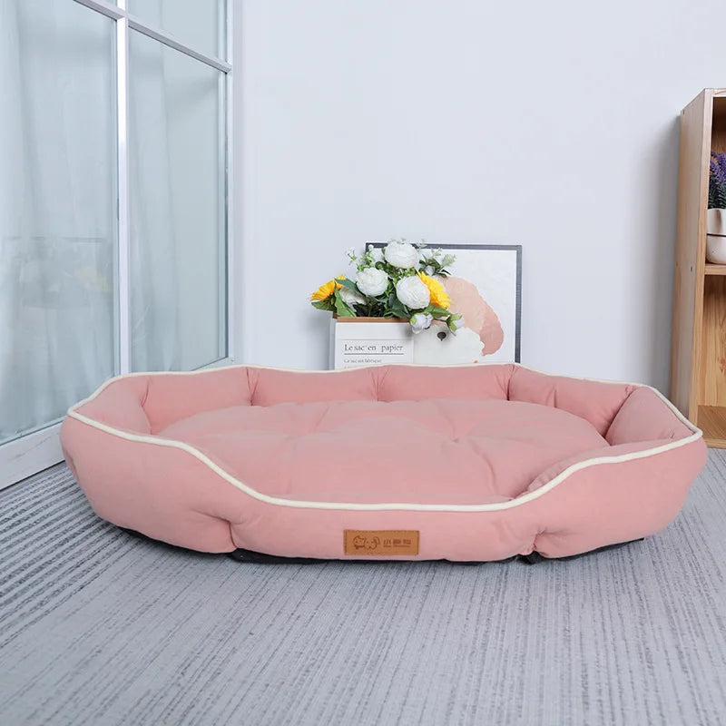 Cama de Pana Suave para Perros – Confort y Estilo para el Descanso Diario