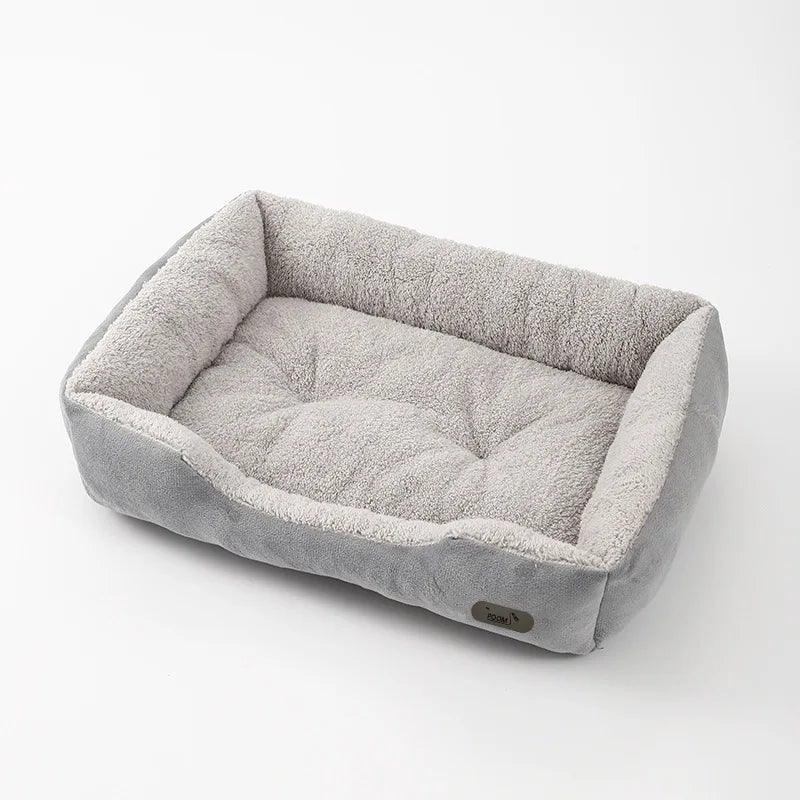 Cama para Perros y Gatos - Suave, Cálida y Antideslizante