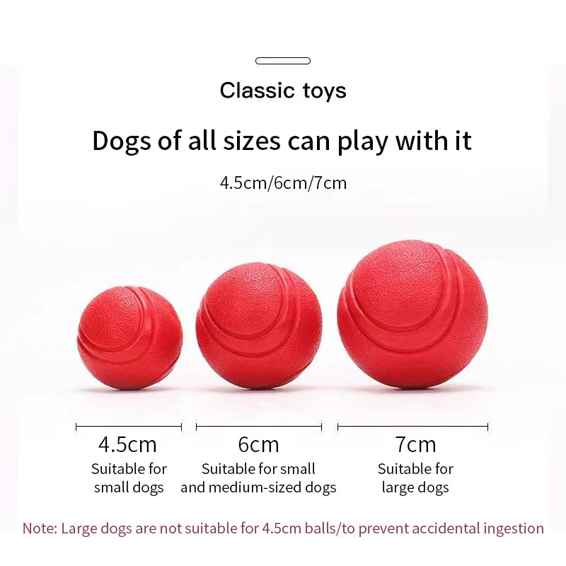 Pelota de goma para perros – Juguete resistente y seguro