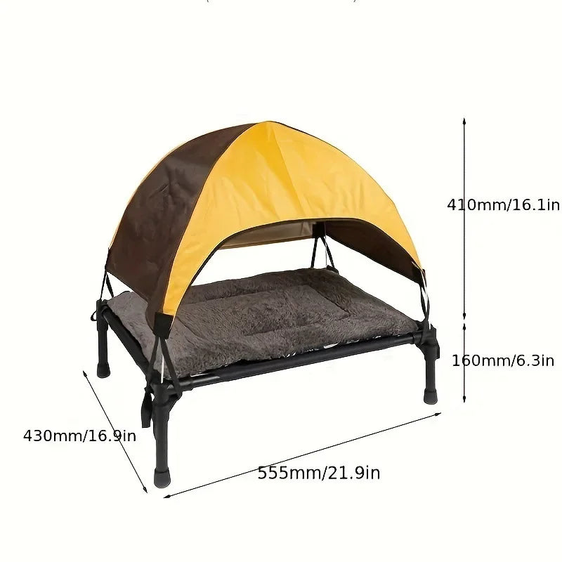 Cama Tipo Tienda para Gatos – Cálida, Confortable y Portátil