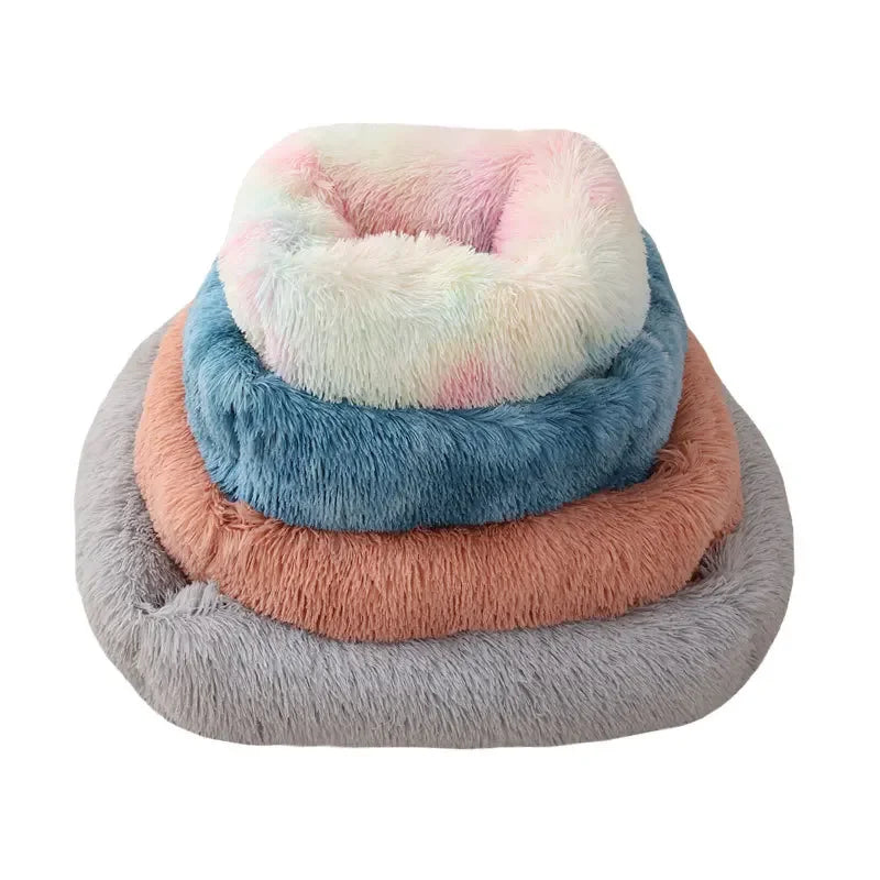 Cama Cuadrada de Felpa para Perros y Gatos – Suave, Cálida y Antideslizante