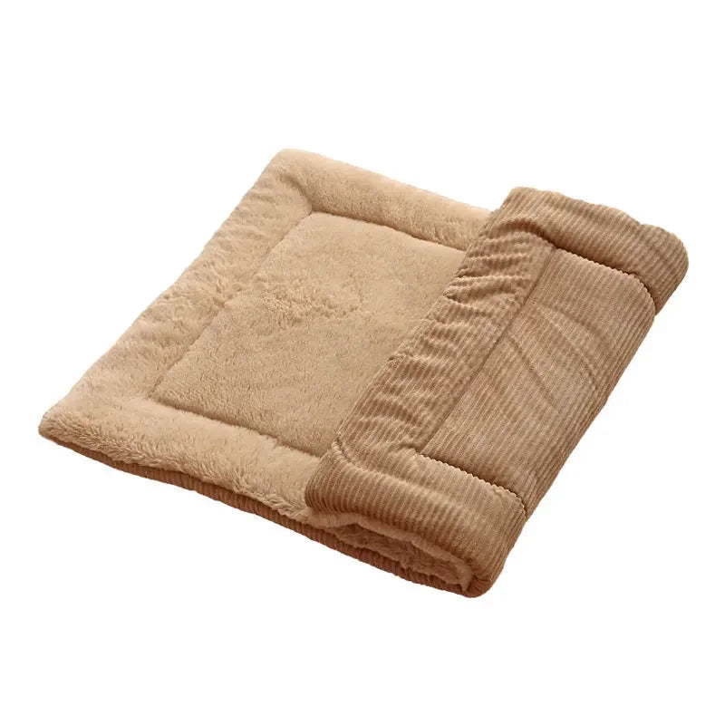 Cama Rectangular de Algodón Suave para Perros y Gatos – El refugio perfecto para el descanso de tu mascota