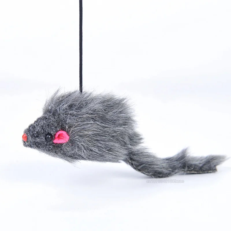 Juguete colgante con plumas y sonido para gatos – Interactivo y divertido