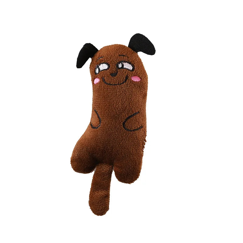 Juguete de peluche con catnip para gatos – Forma de animal y relleno de menta gatuna