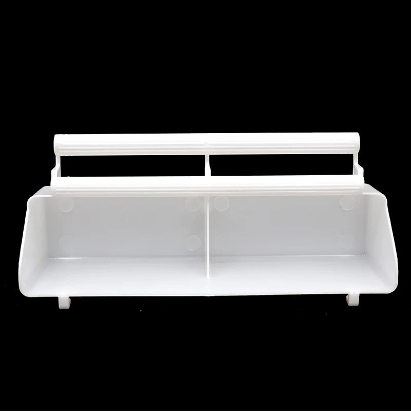 Comedero y bebedero para aves con diseño práctico 2 en 1