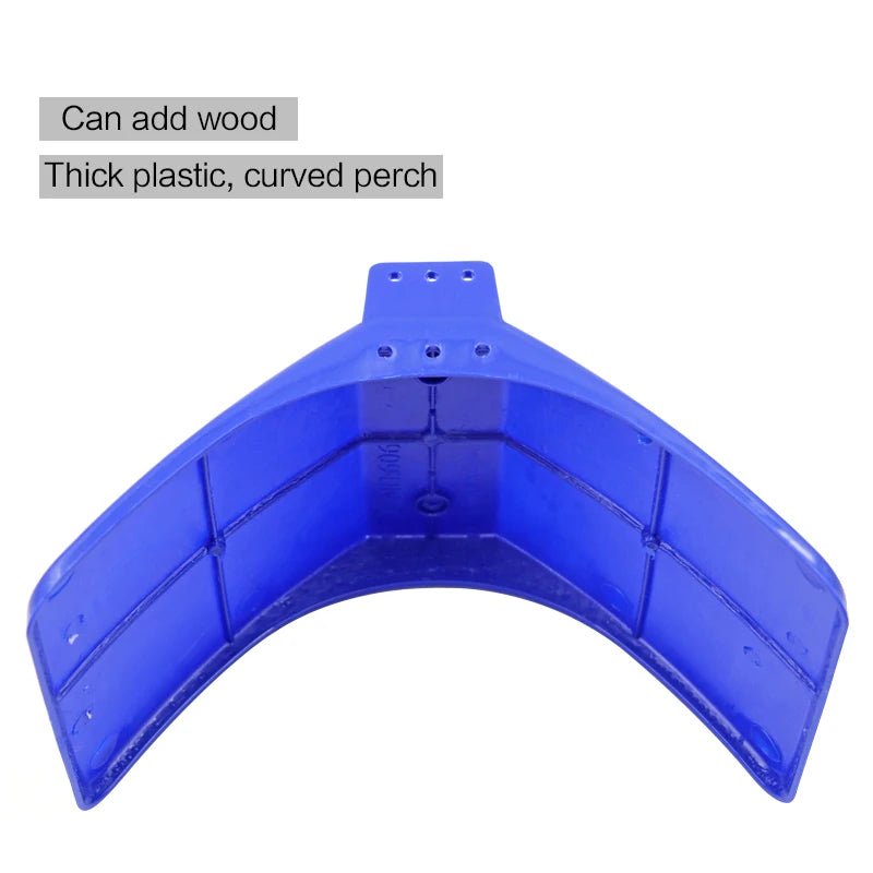 10pcs de soportes para palomas de plástico en color azul