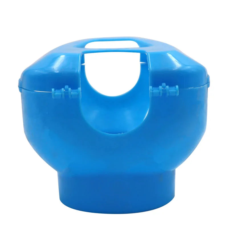 Porta palomas de plástico con marco fijo y diseño amigable para aves