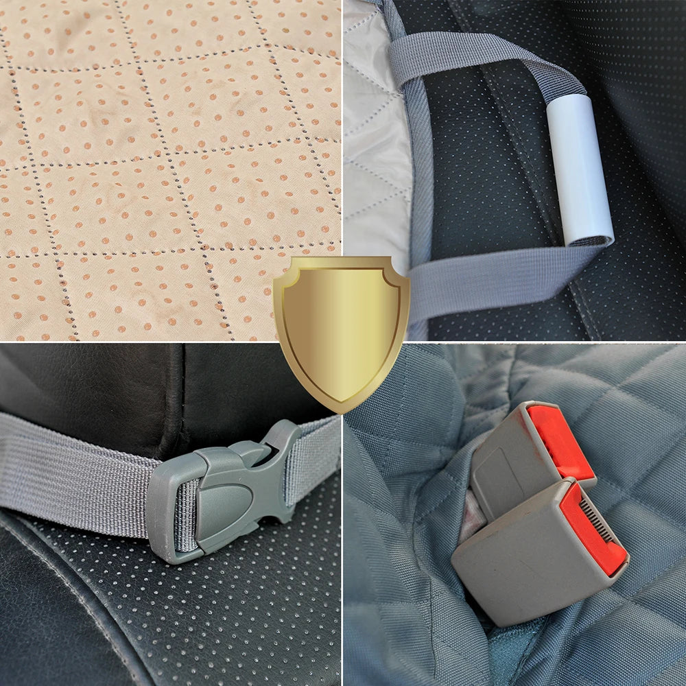 Funda impermeable y multifuncional para el asiento trasero del coche para perros y gatos