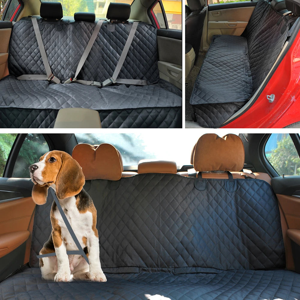 Funda de asiento impermeable para perros en coche de tamaño universal