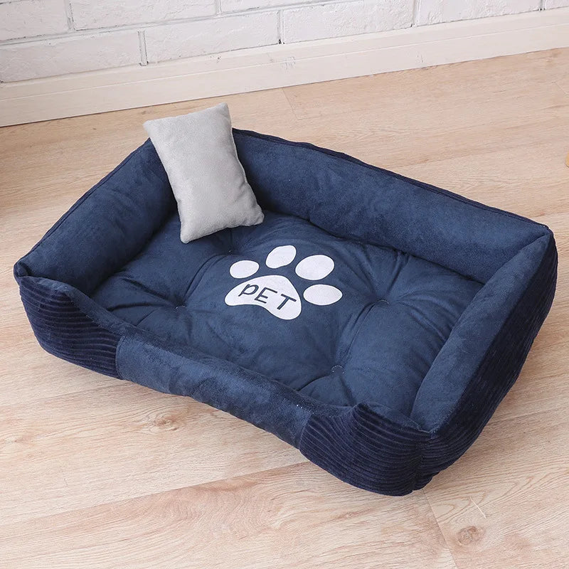Cama de Algodón BPEDT para Perros – Suave, Transpirable y Cómoda