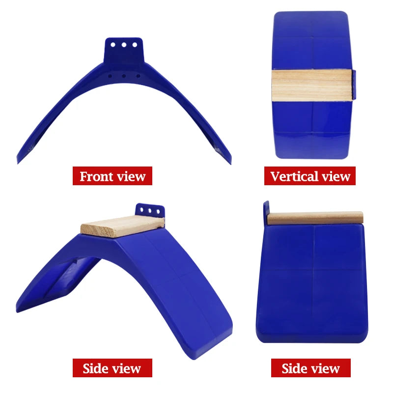 20 unidades de perchas de plastico para palomas y aves pequeñas en color azul