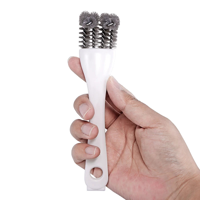 Cepillo de limpieza multifuncional para jaulas de aves con mango largo (1/2/4 piezas)