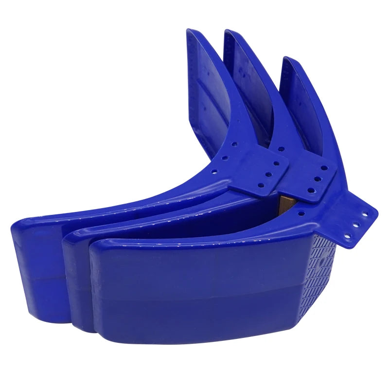 20 unidades de perchas de plastico para palomas y aves pequeñas en color azul