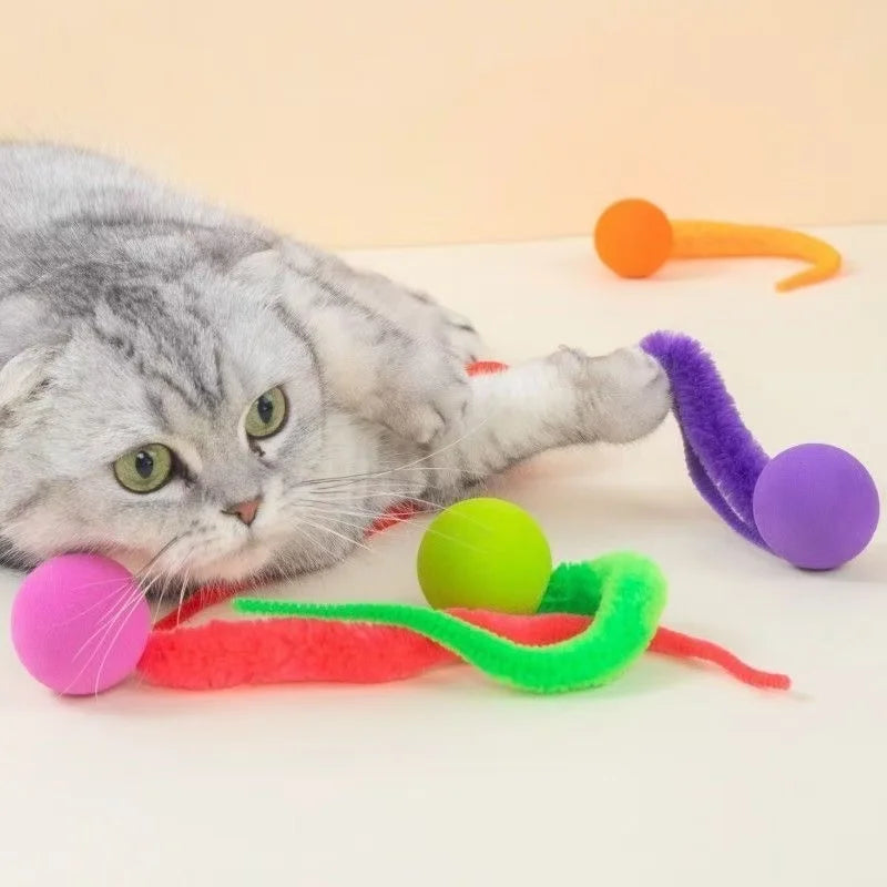 Pelota de Juguete para Gatos – Suave, Duradera y Estimulación Interactiva