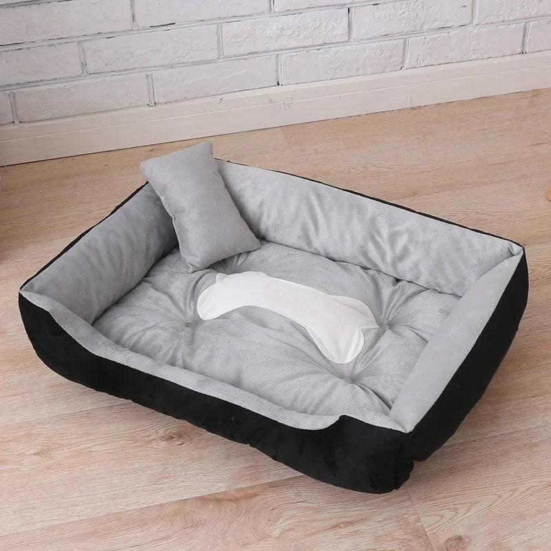 Cama de Algodón BPEDT para Perros – Suave, Transpirable y Cómoda
