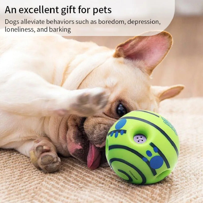 Pelota interactiva Wobble Wag Giggle para perros – Diversión y ejercicio asegurados