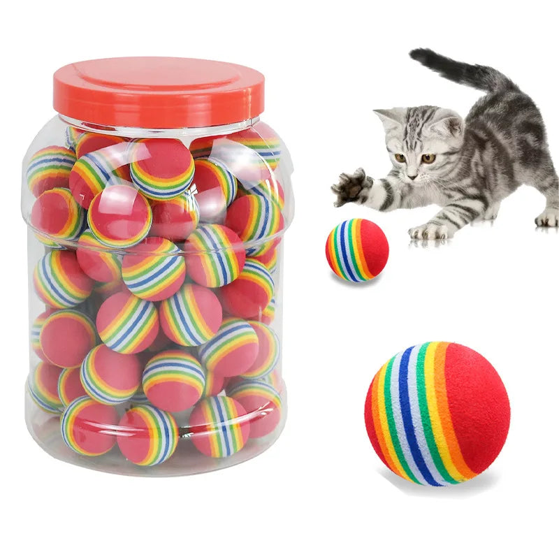 Pelota de Juego Para Gatos – Material EVA Segura y Duradera, Ideal para Diversión y Estimulación
