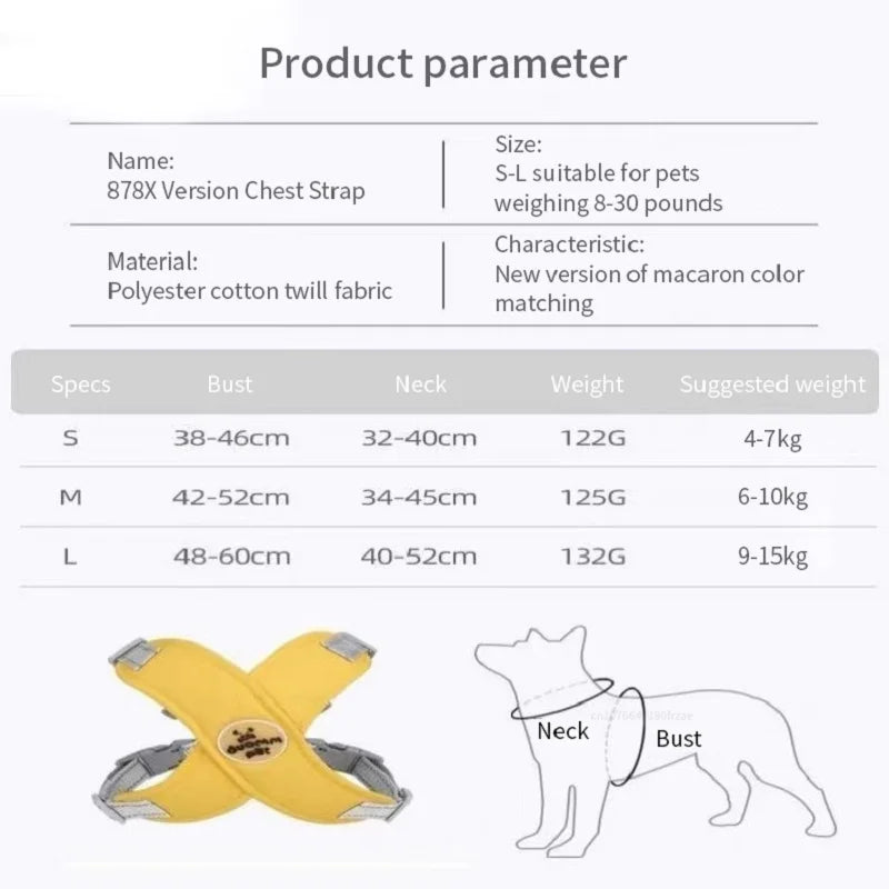 Conjunto de Arnés y Correa para Perros - Duradero, Personalizable y para Todas las Estaciones