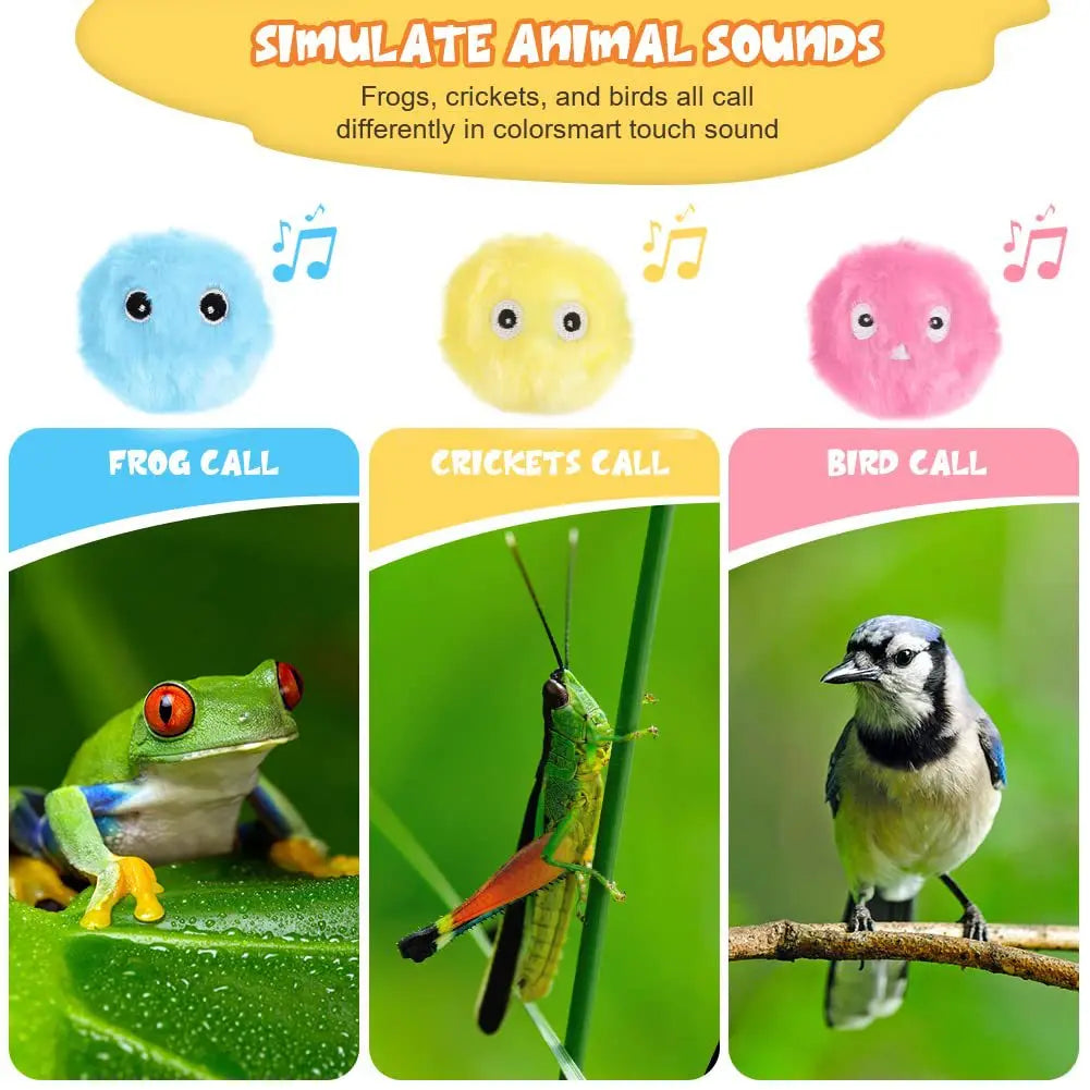 Pelota de Juego para Gatos con Sonidos Realistas y Catnip, Atractiva y Duradera