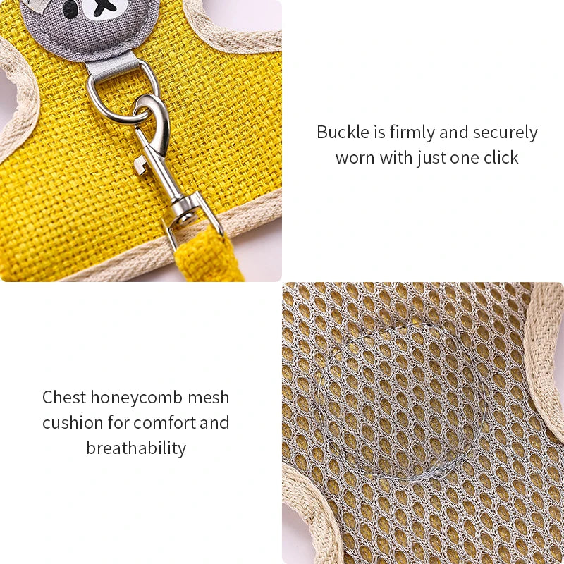 Correa de Pecho para Mascotas Ajustable y Padded en Colores Variados