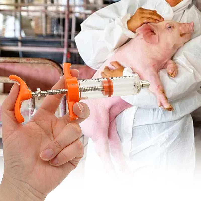 Jeringa de alimentación para aves de 10ml/20ml con tubos de gavilán y acero inoxidable