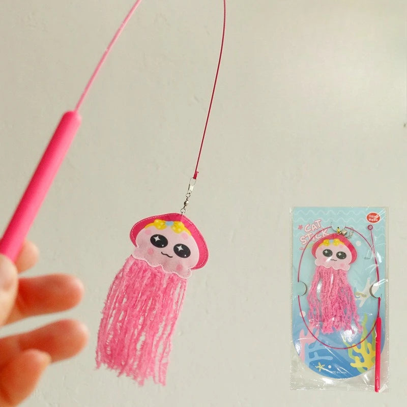 Elemento de Juego para Gatos con Poste de 89 cm de Altura