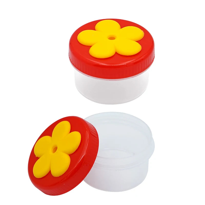 Comedero colibrí de plástico con diseño decorativo y funcional para jardín y uso en interior