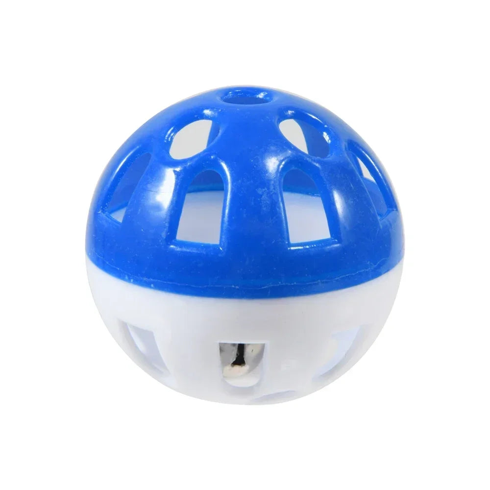 Juguete interactivo de bolas con cascabel para aves y otros pequeños animales