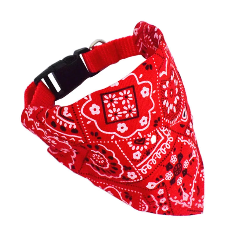Collar Bandana Personalizable para Perros y Gatos – Conjunto de lazo y babero en colores divertidos