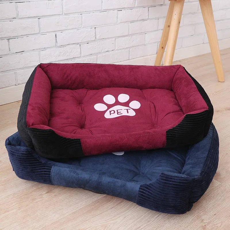 Cama de Algodón BPEDT para Perros – Suave, Transpirable y Cómoda