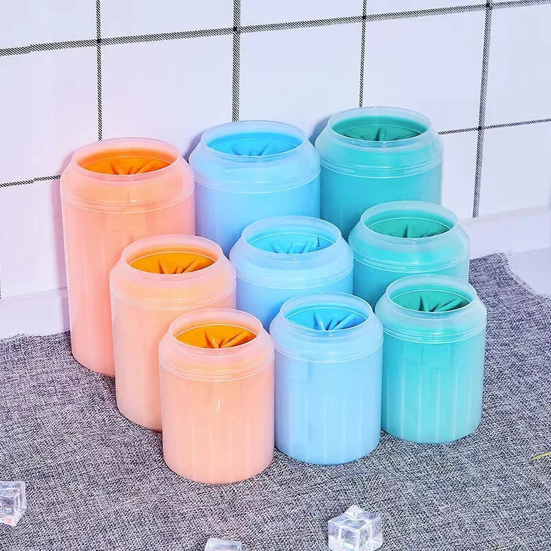 Taza de Limpieza para Patas de Mascotas - Silicona, Antibacteriana y Ergonomica