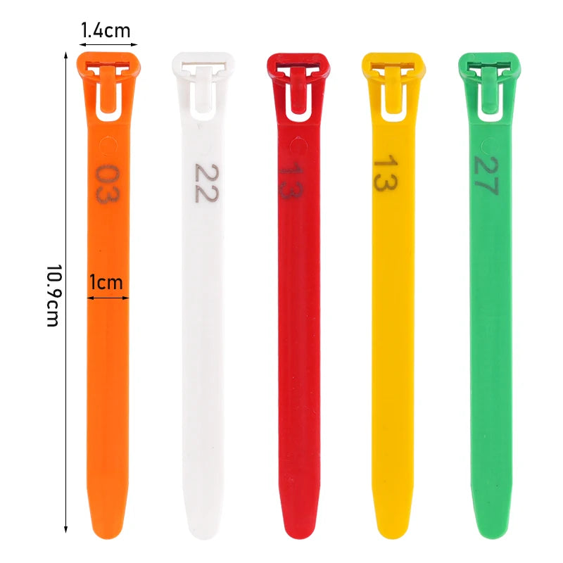 Anillos ajustables para patas de aves de gran calidad en varios colores y tamaños