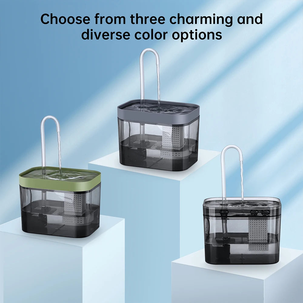 Dispensador de agua automático para gatos y perros con capacidad de 1.5L